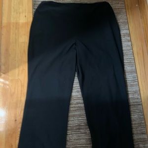 Plus size dress pants with crystal detail